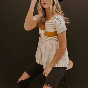 Sybil Patchwork Blouse